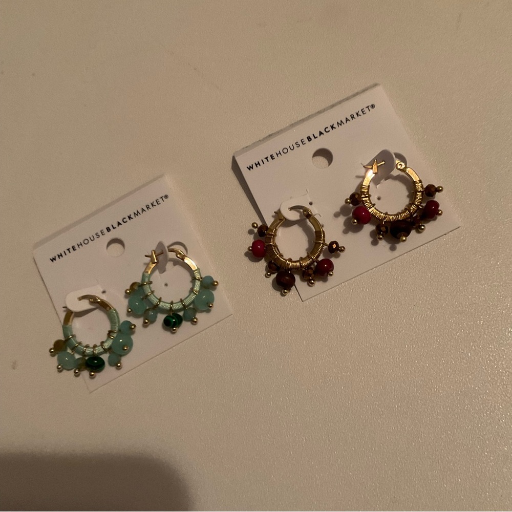 White House Black Market earring set
